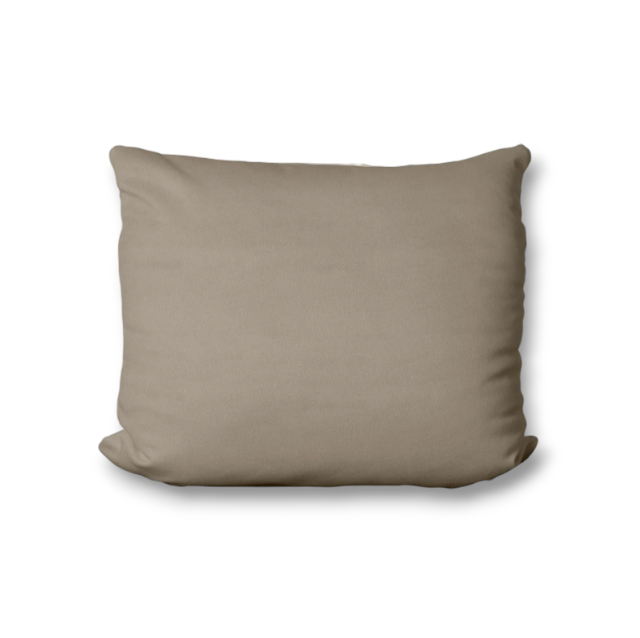 Flanel 2 in 1 Kussenslopen Taupe 60 x 70
