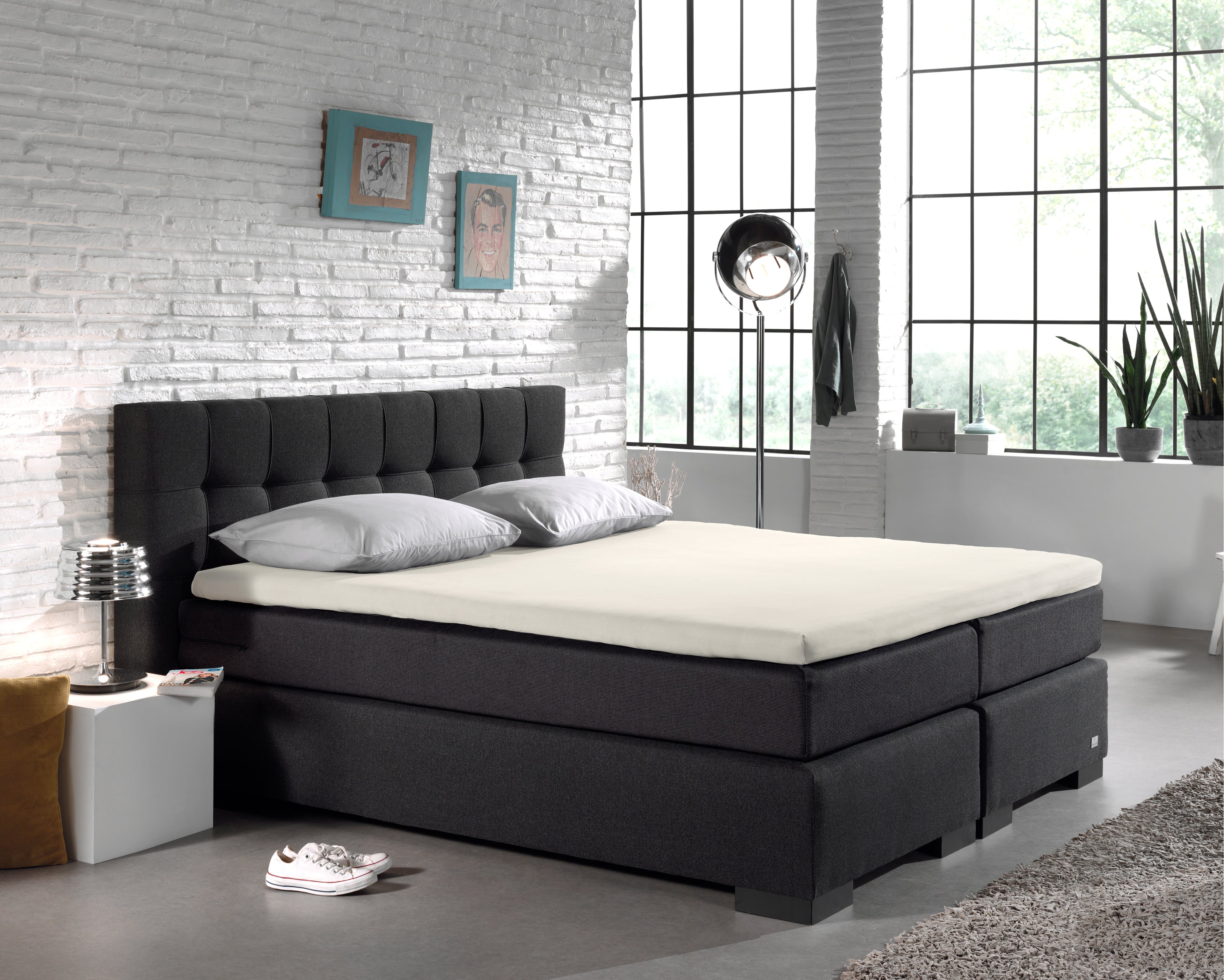 Splittopper Katoen Hoeslaken Creme