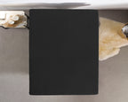Jersey 135 gr. Hoeslaken Zwart