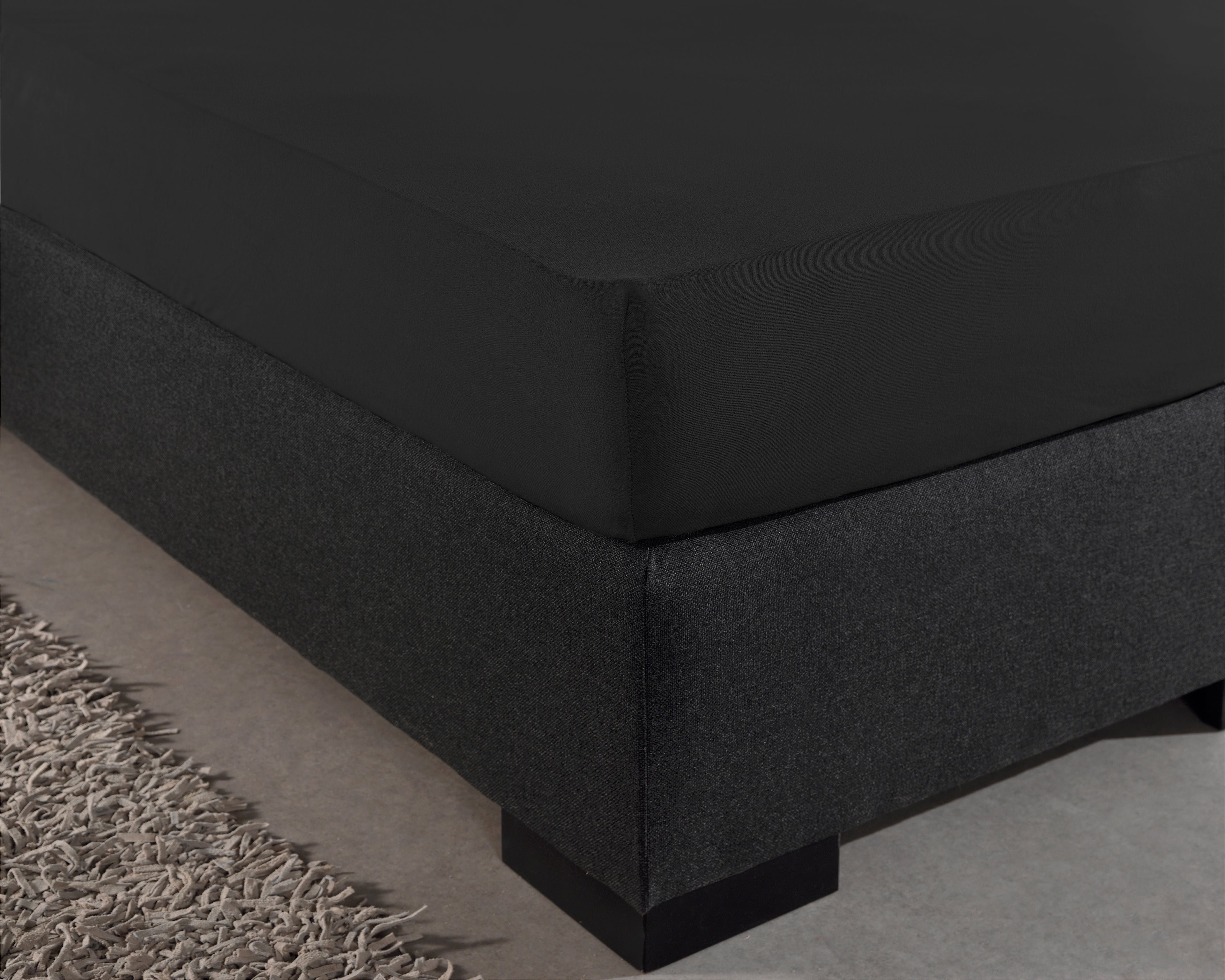 Jersey 135 gr. Hoeslaken Zwart