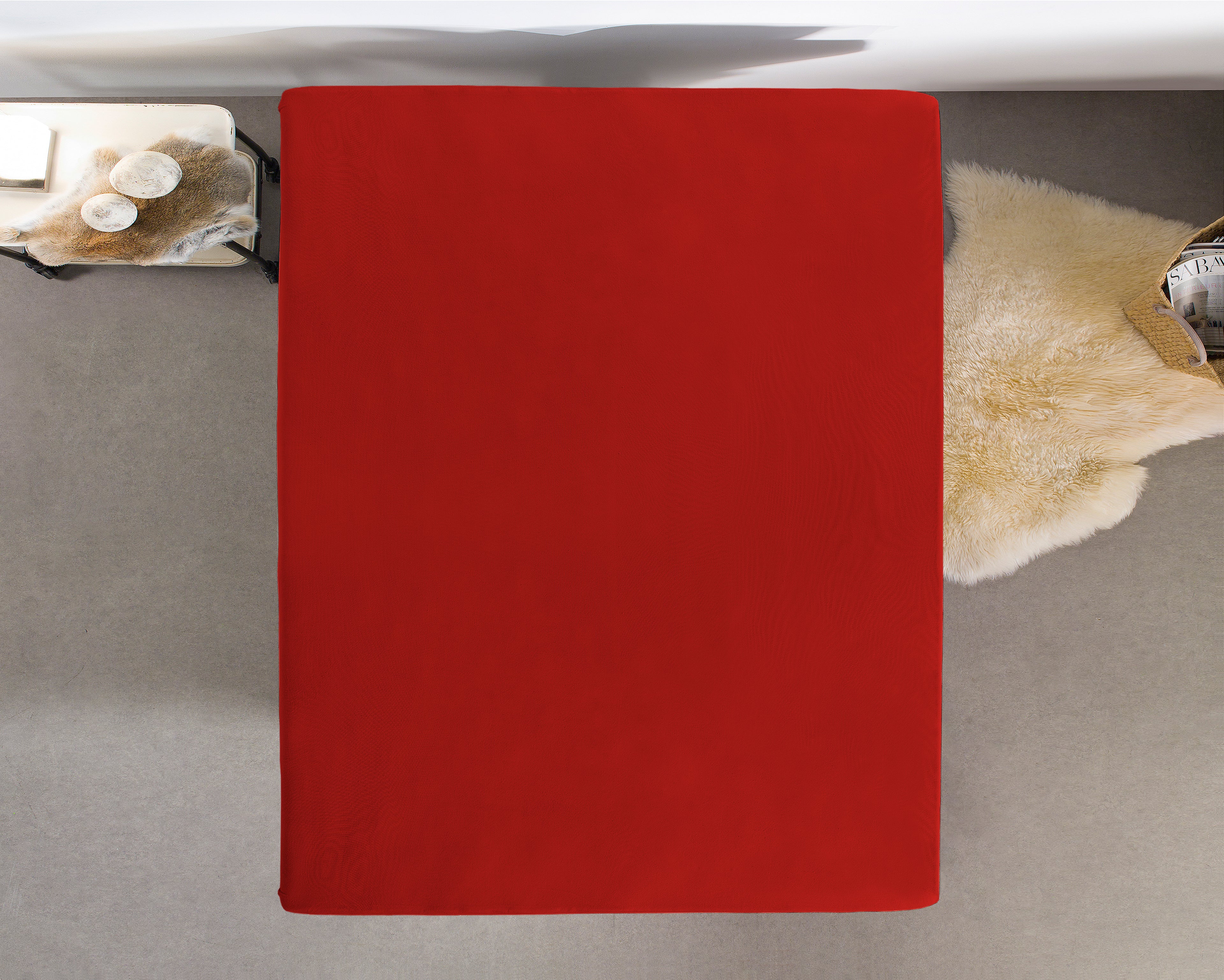 Jersey 135 gr. Hoeslaken Rood