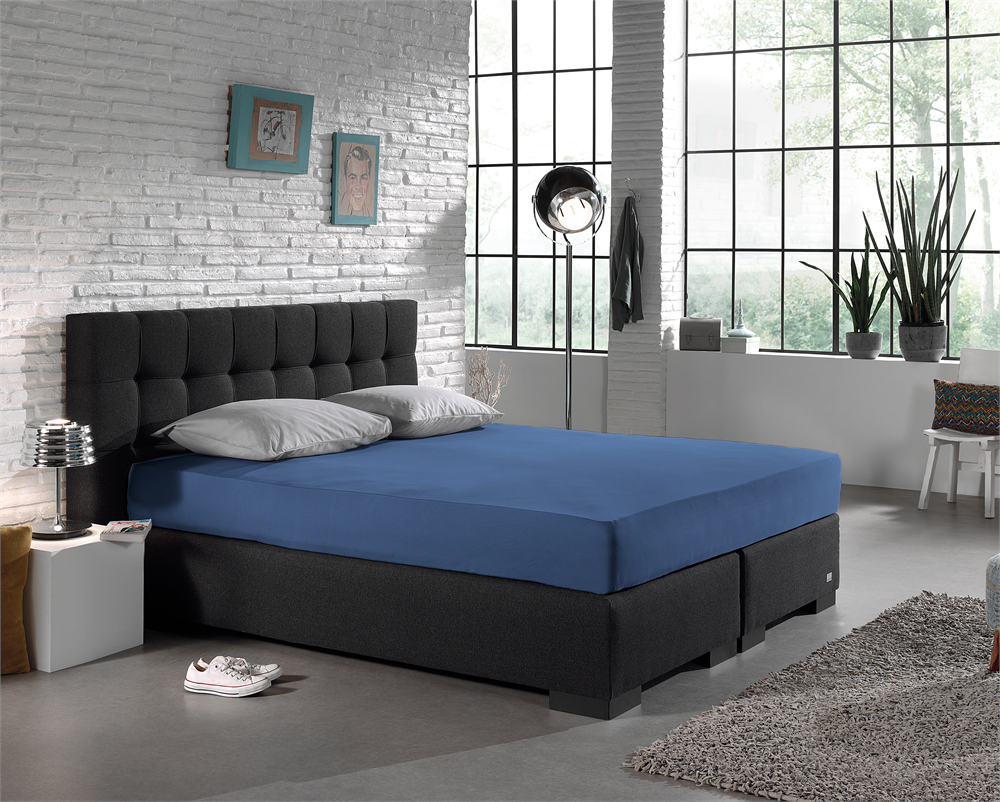 Jersey 135 gr. Hoeslaken Blauw