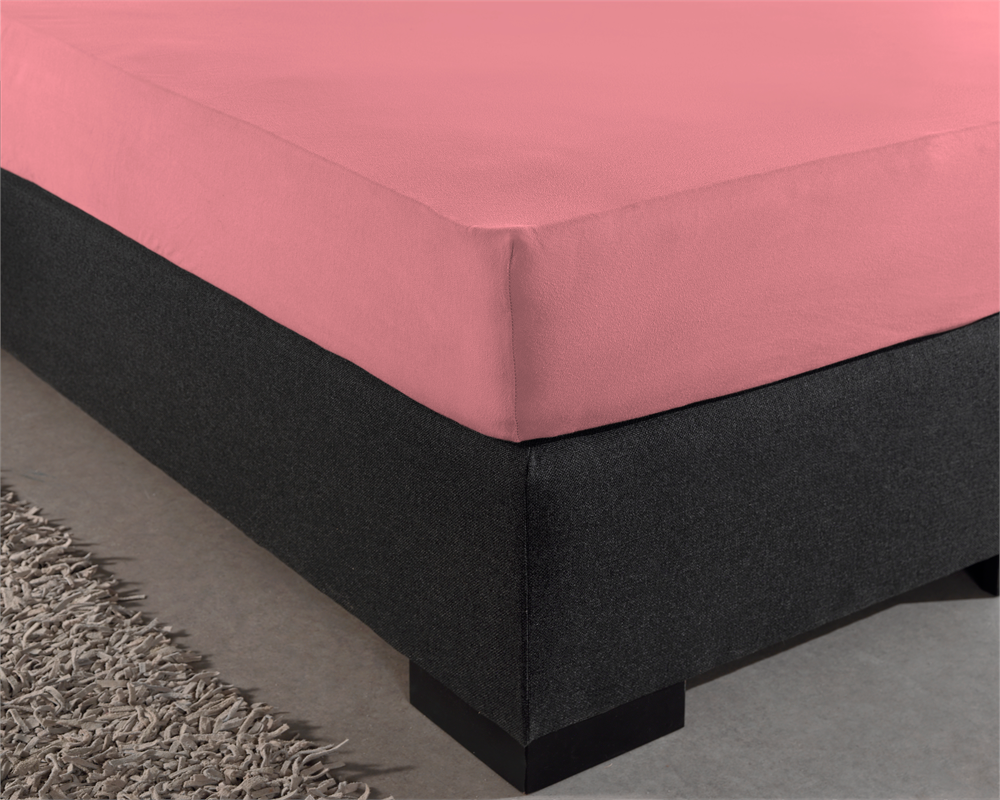 Jersey 135 gr. Hoeslaken Roze