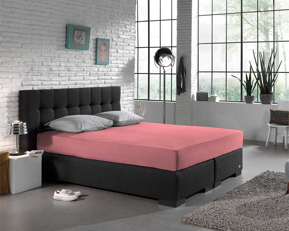 Jersey 135 gr. Hoeslaken Roze
