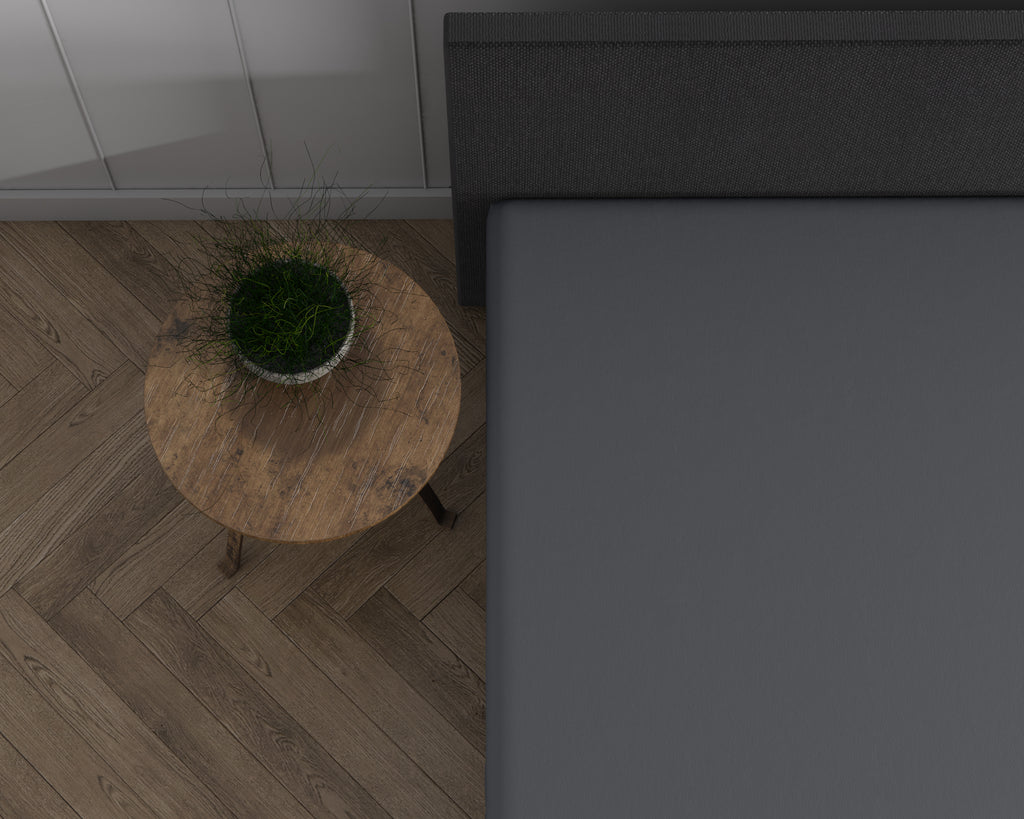 Dubbel Jersey 220 gr. Hoeslaken Antraciet