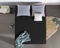 Jersey Topper Hoeslaken Zwart