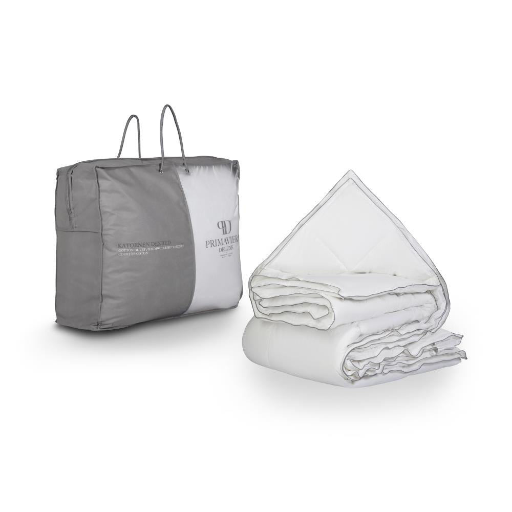 Percale Cotton Touch Dekbed Wit 4-Seizoenen