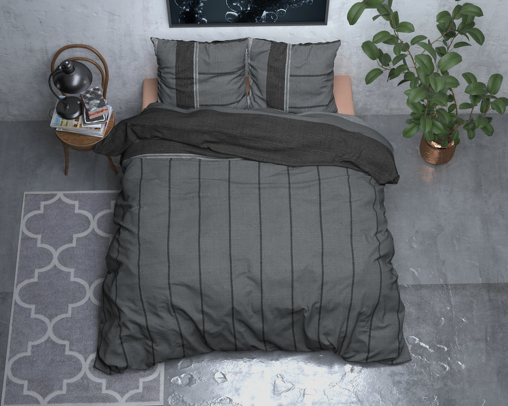 Flanel Kees Antraciet
