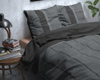 Flanel Kees Antraciet