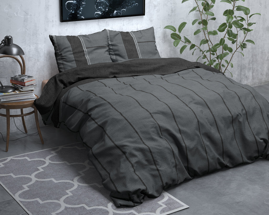 Flanel Kees Antraciet