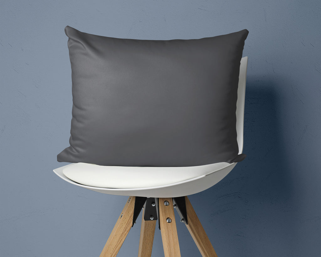 Satijnen 2 in 1 Kussenslopen Antraciet 60 x 70