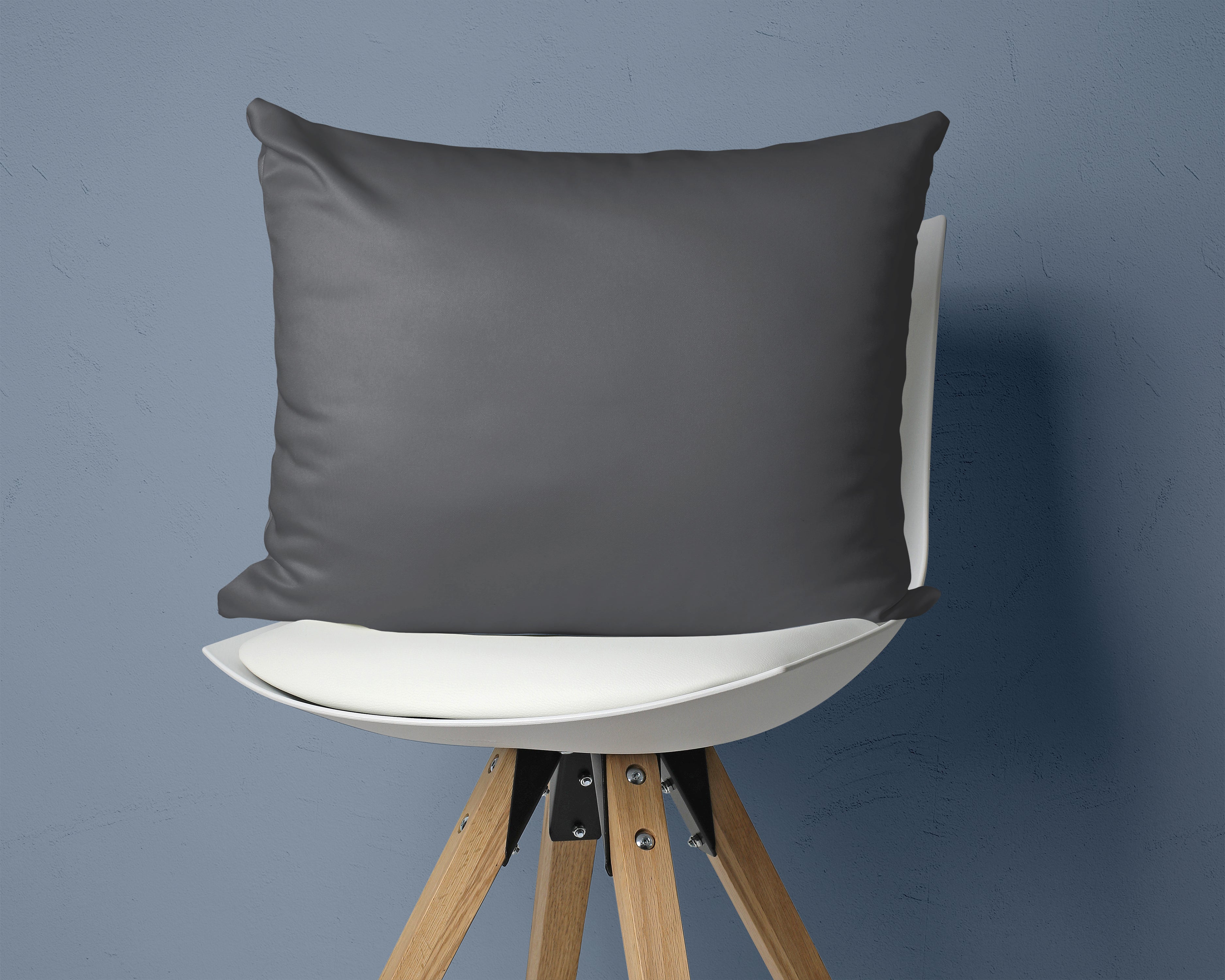 Satijnen 2 in 1 Kussenslopen Antraciet 60 x 70