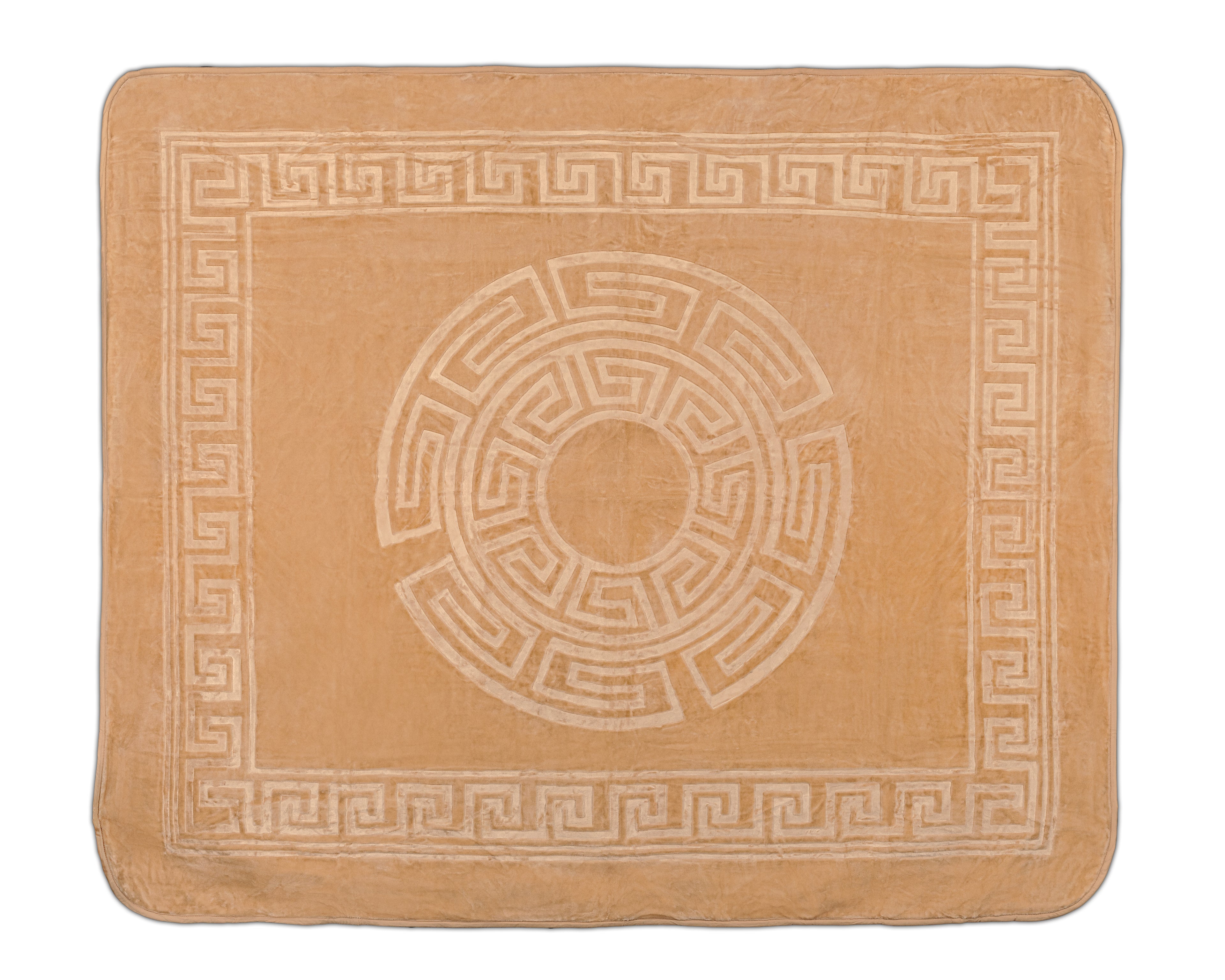 Embossed Zeta Deken Crème 200 x 240