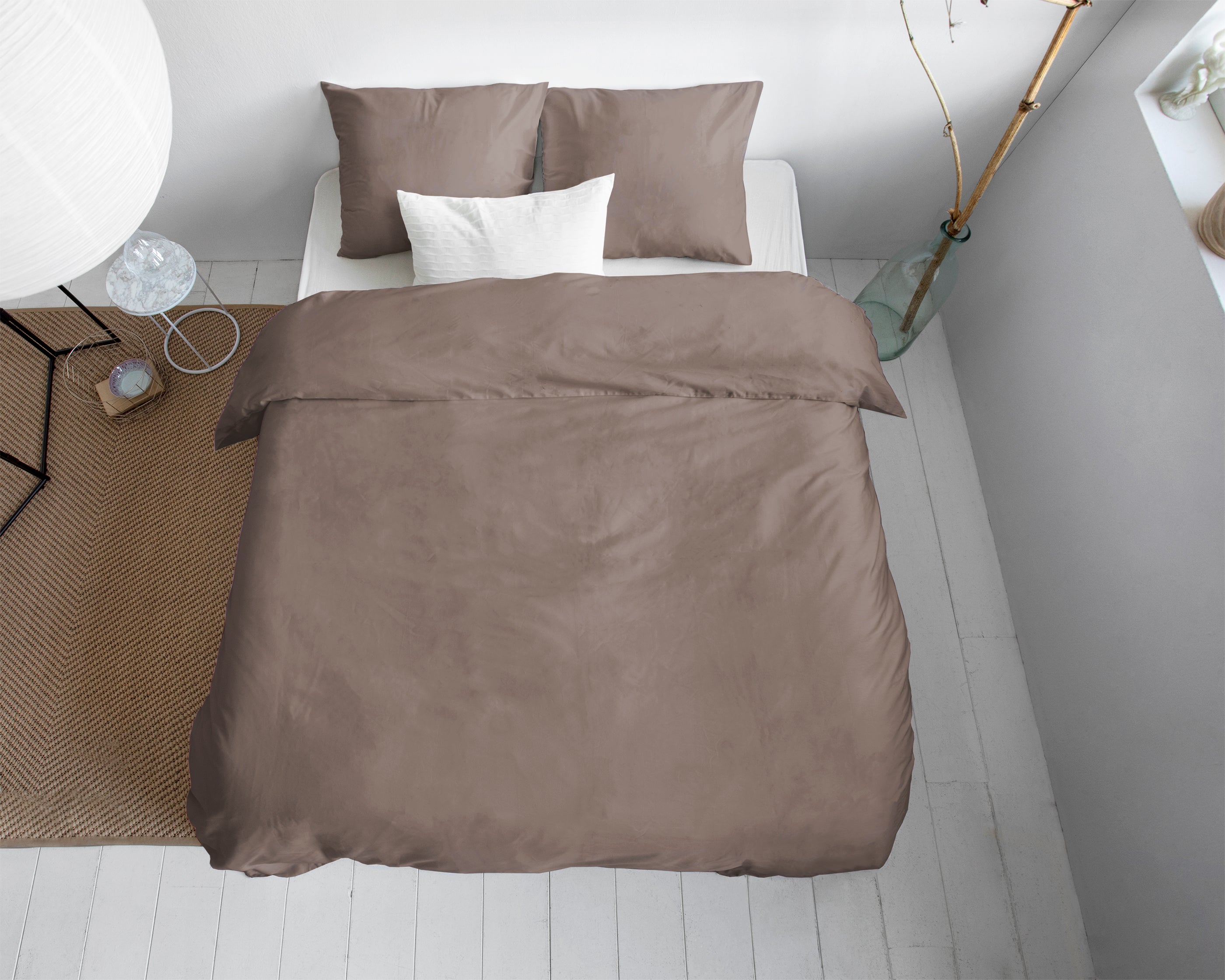 Uni Satijn Taupe