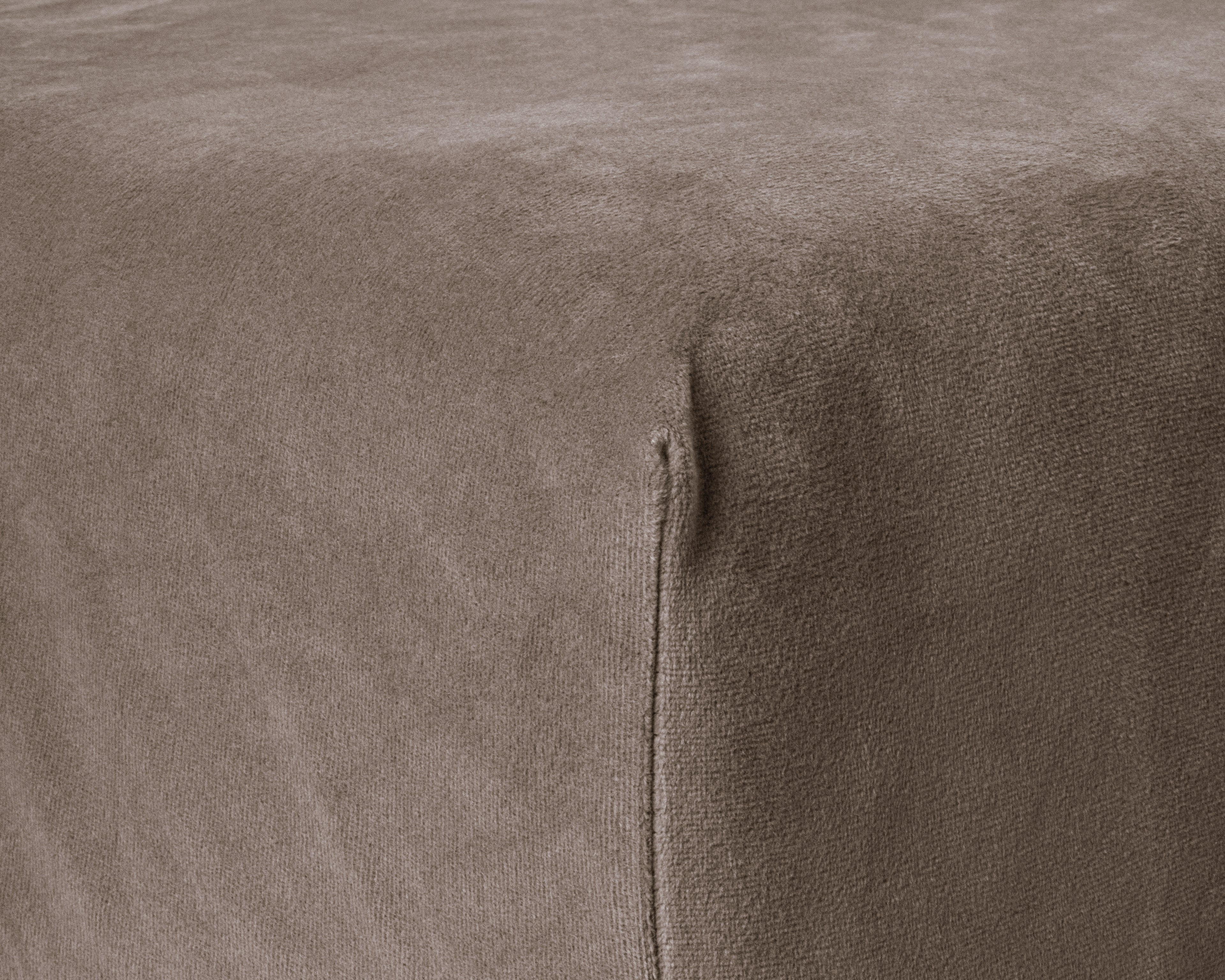 Velvet Hoeslaken Taupe