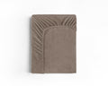 Velvet Hoeslaken Taupe