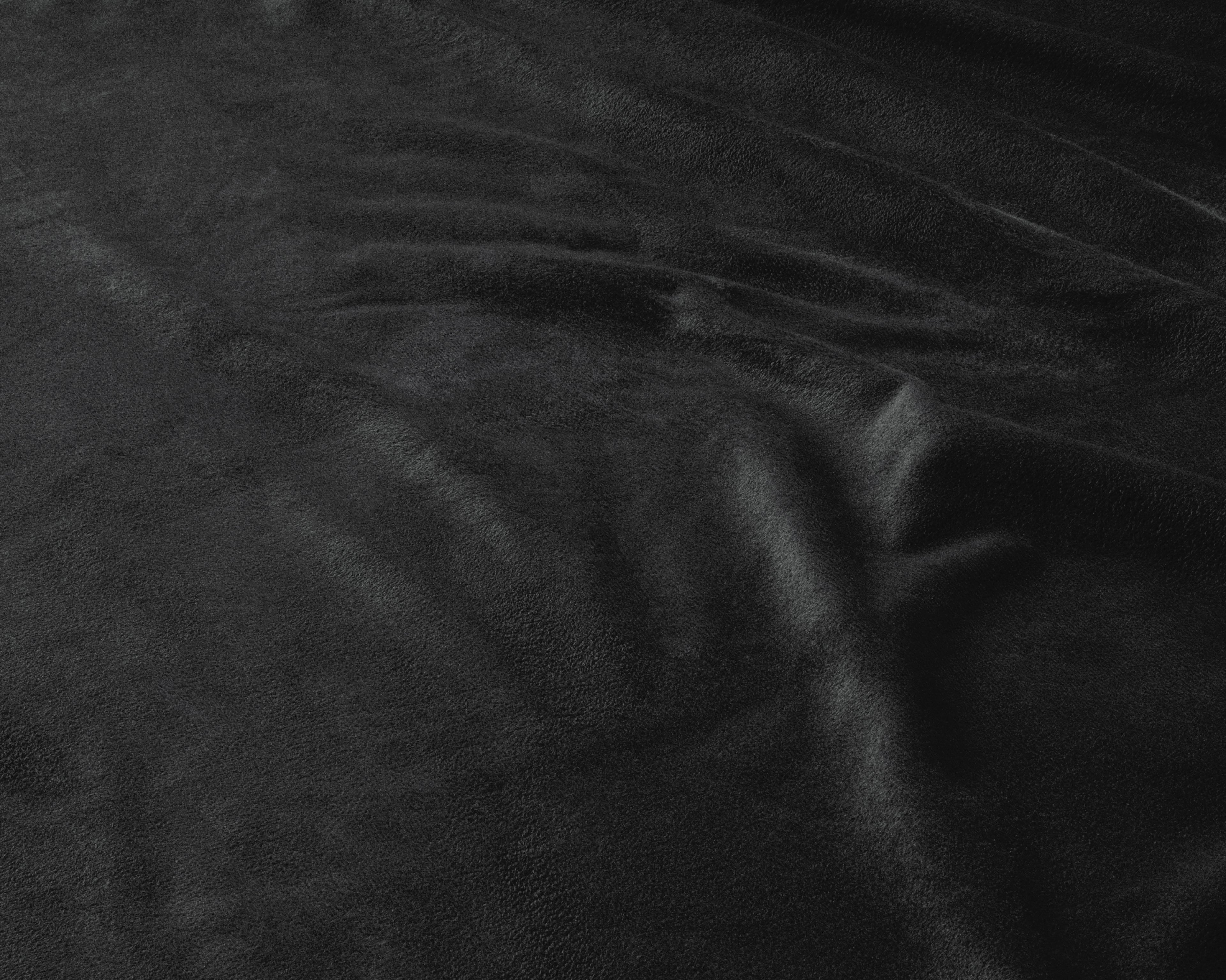 Velvet Hoeslaken Zwart