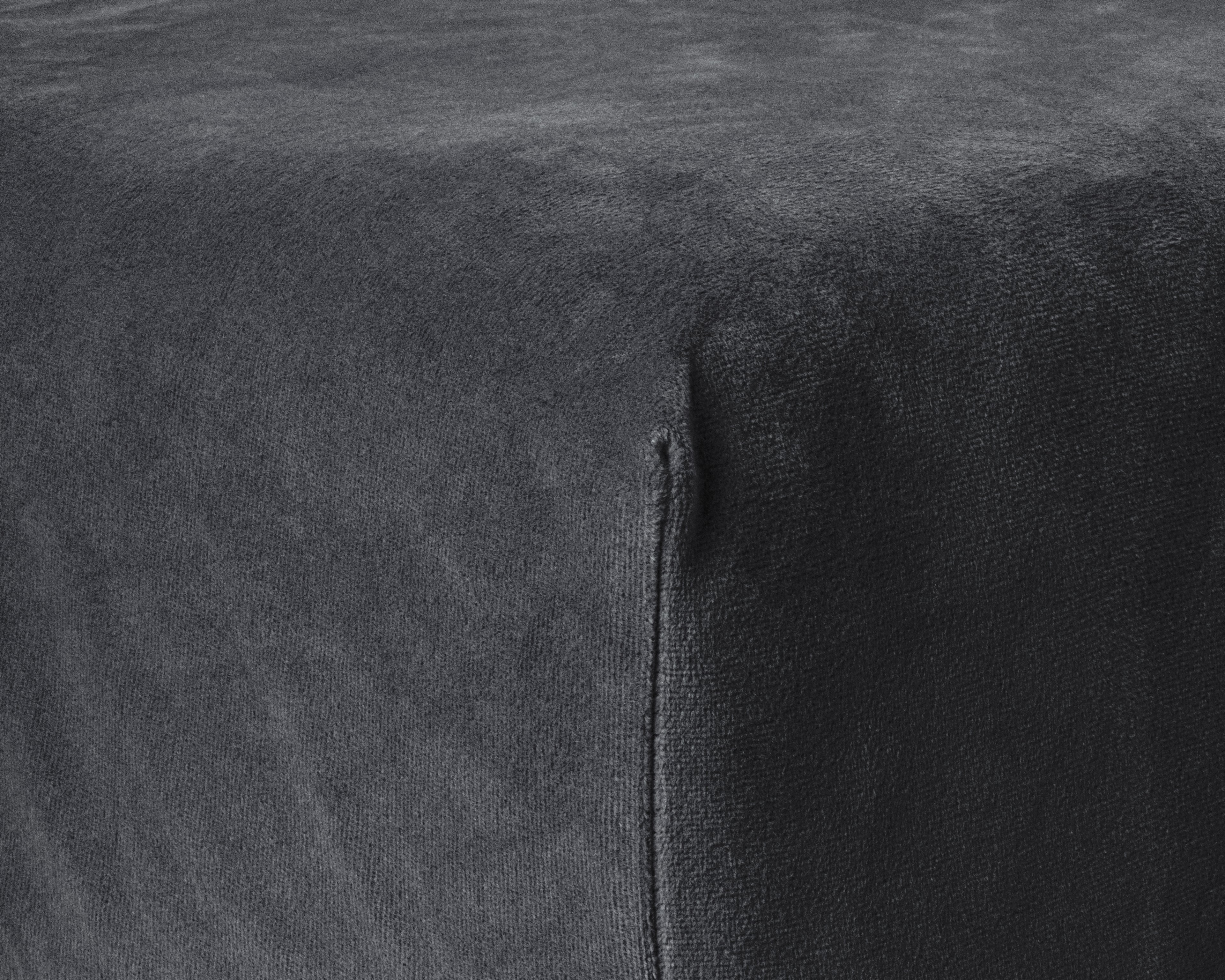 Velvet Hoeslaken Antraciet