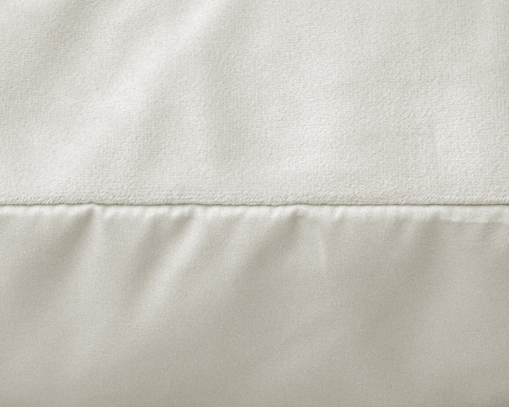 Velvet 2 in 1 kussenslopen Creme 60 x 70
