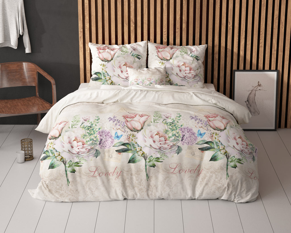 Lovely Flower Beige