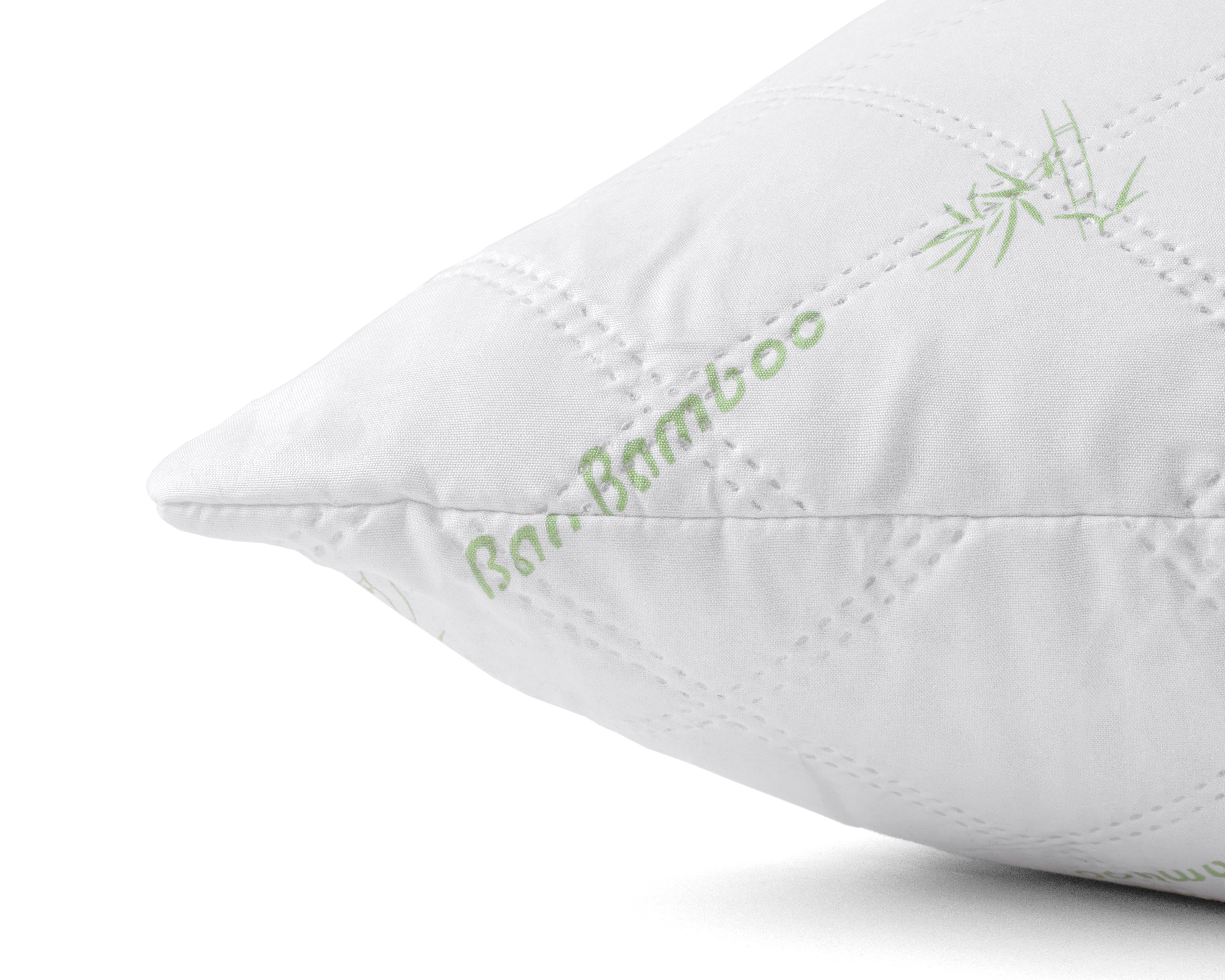 Bamboe Hoofdkussen Wit 60 x 70