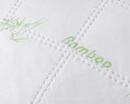 Bamboe Hoofdkussen Wit 60 x 70