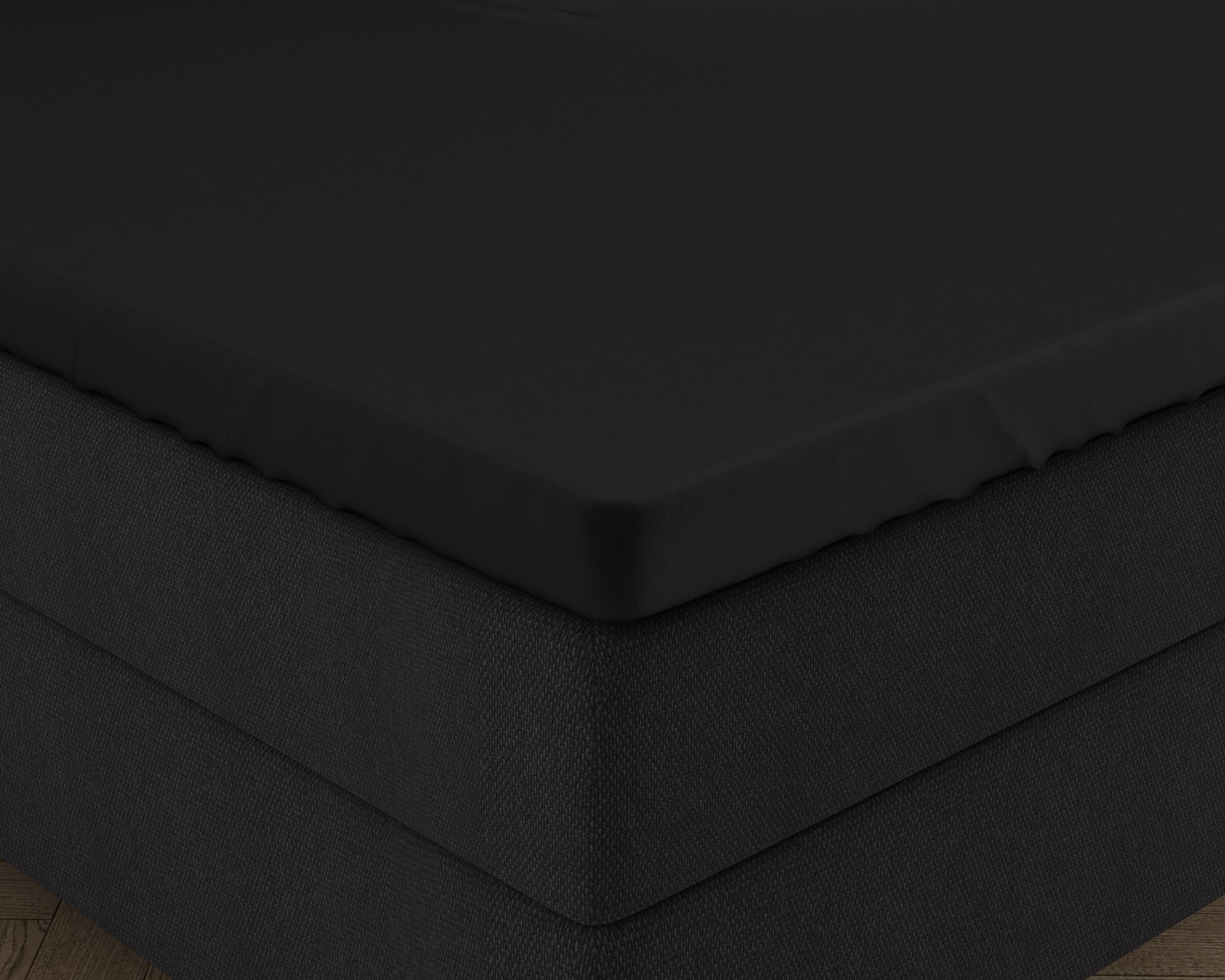Dubbel Jersey 220 gr. Topper Hoeslaken Zwart