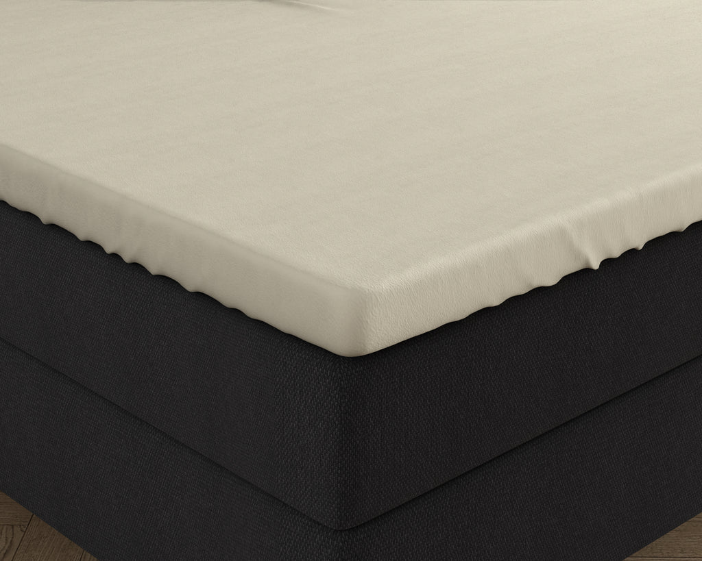 Dubbel Jersey 220 gr. Splittopper Hoeslaken Creme