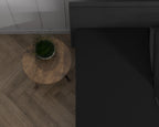 Dubbel Jersey 220 gr. Splittopper Hoeslaken Zwart