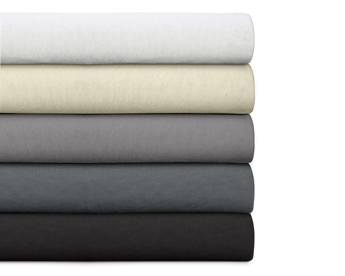 Dubbel Jersey 220 gr. Splittopper Hoeslaken Zwart