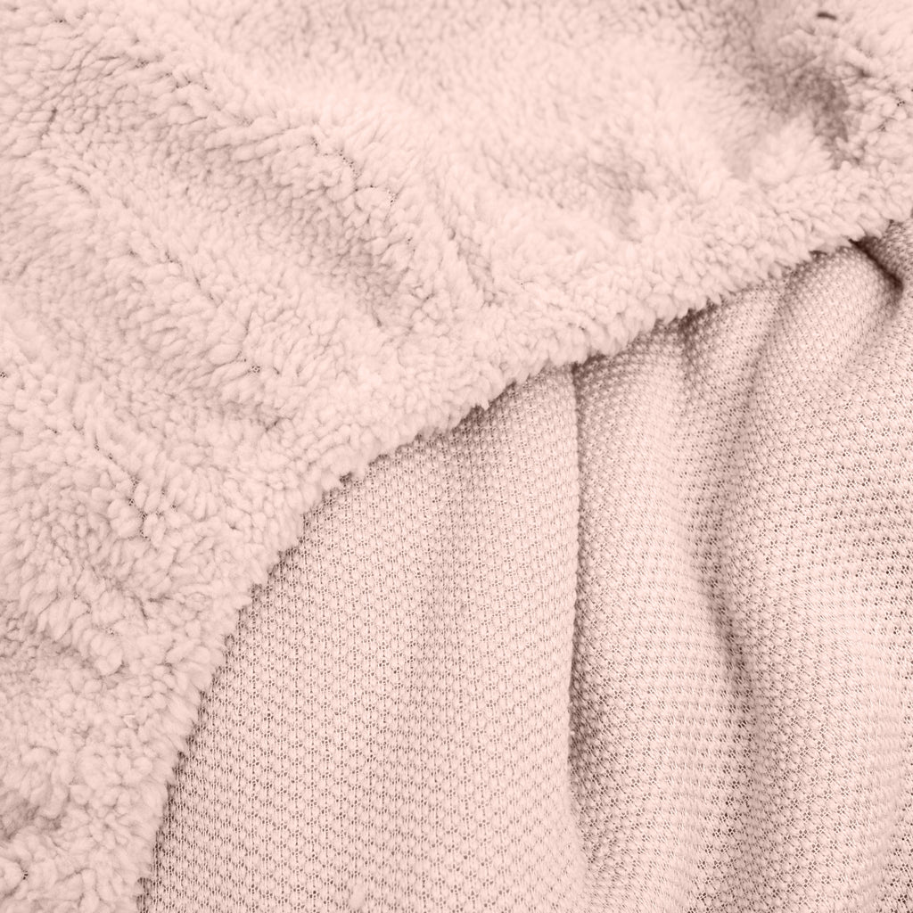 Teddy hoeslaken Roze