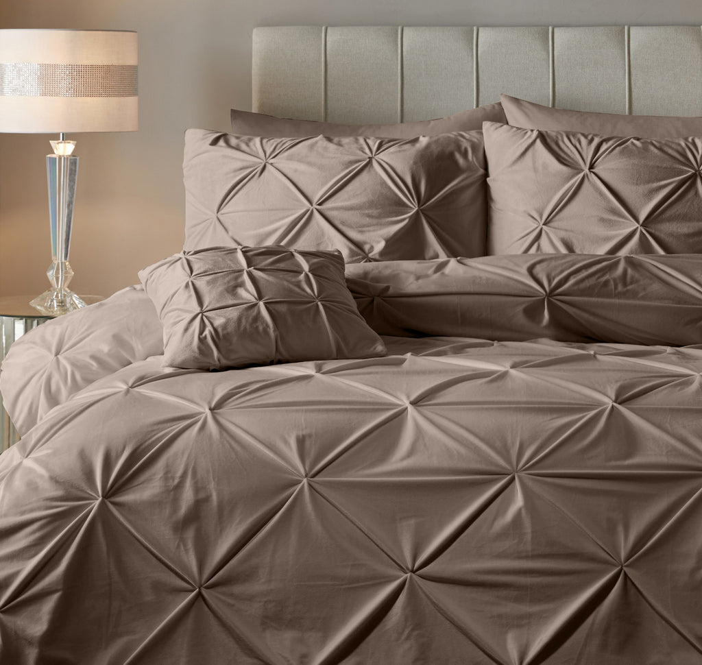 Velvet Pintuck Taupe