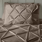 Velvet Pintuck Taupe