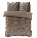 Velvet Pintuck Taupe