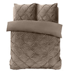 Velvet Pintuck Taupe