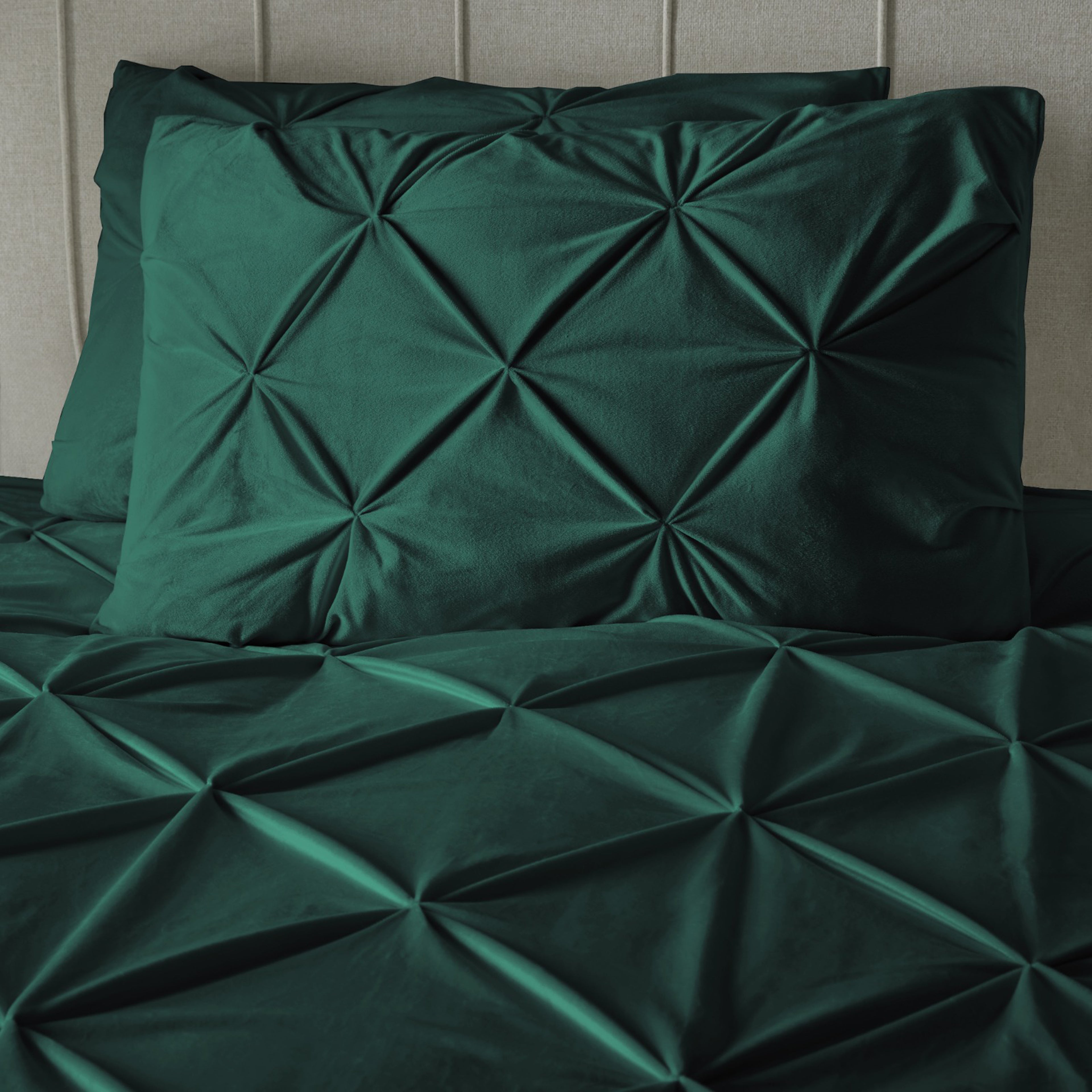 Velvet Pintuck Groen
