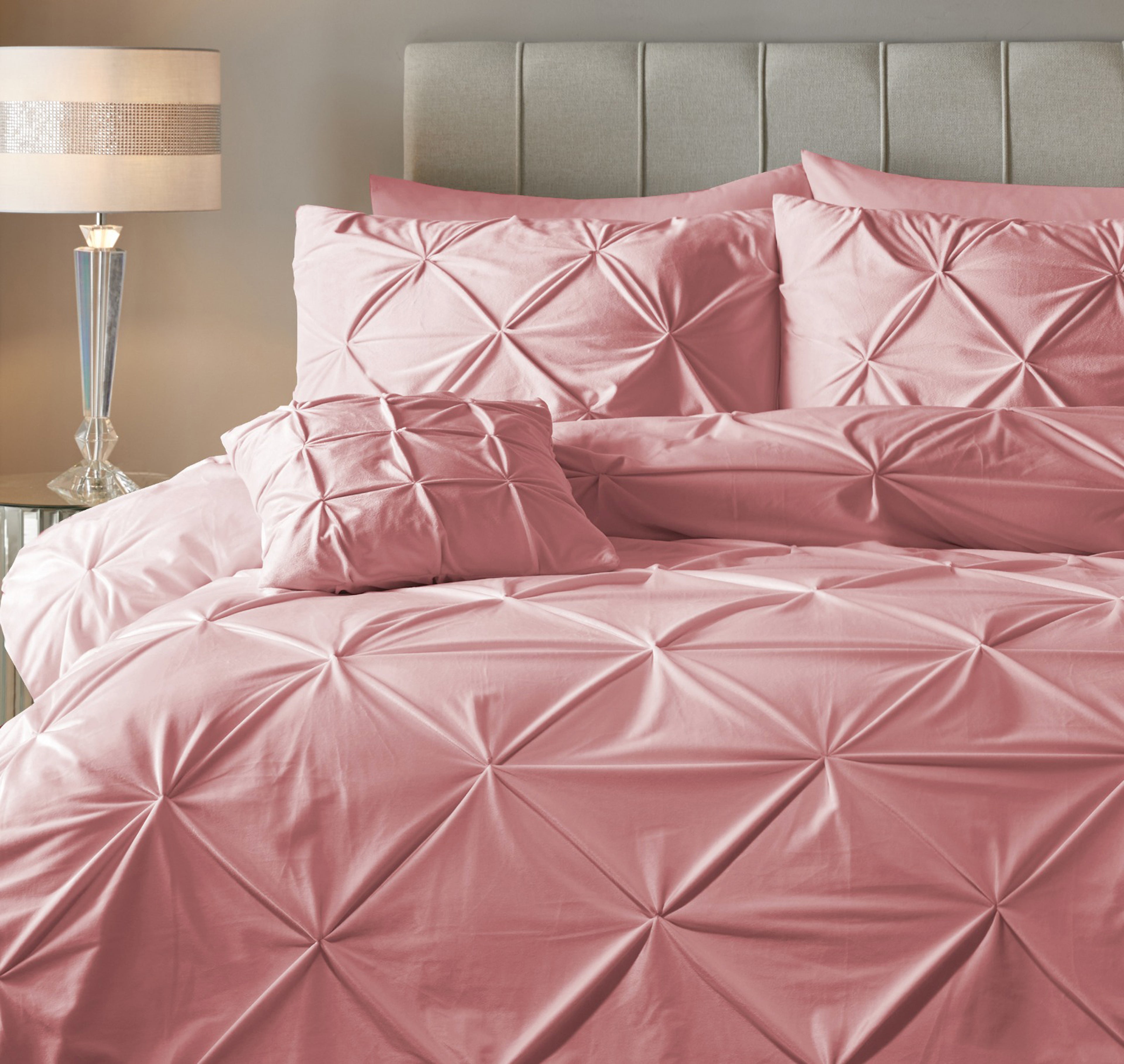 Velvet Pintuck Roze