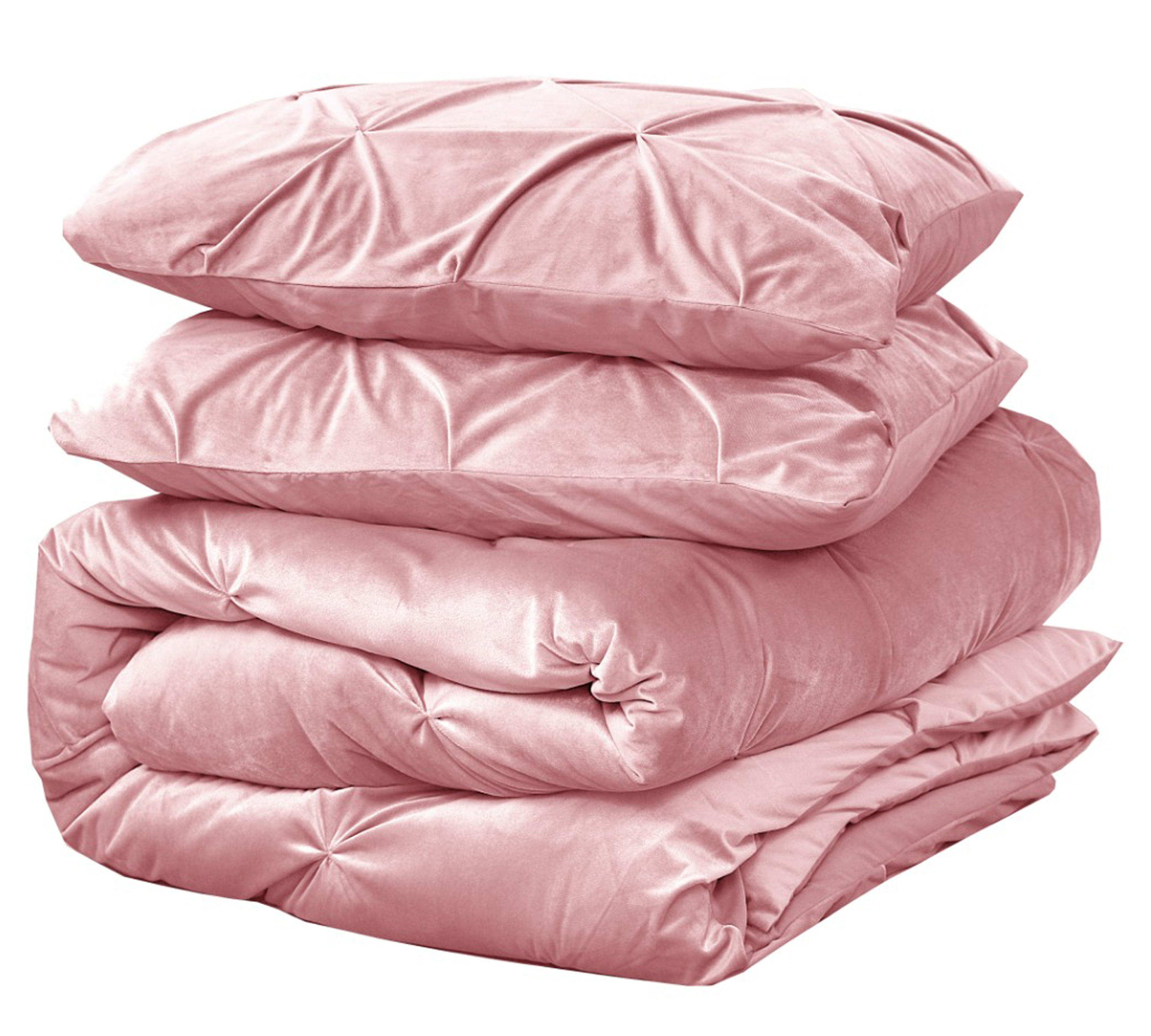 Velvet Pintuck Roze