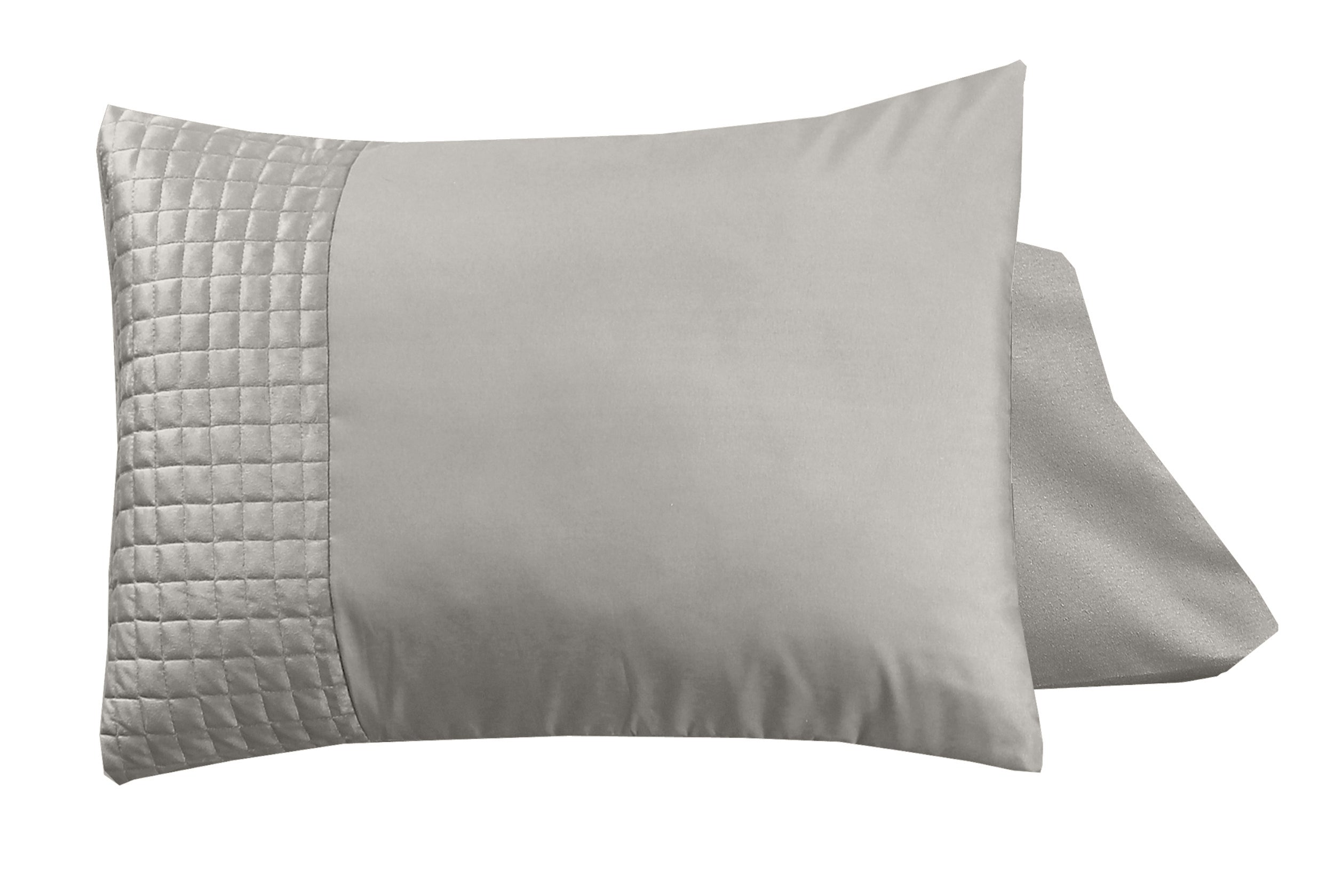 Velvet Band Sand/Grijs 2pack slopen 60 x 70