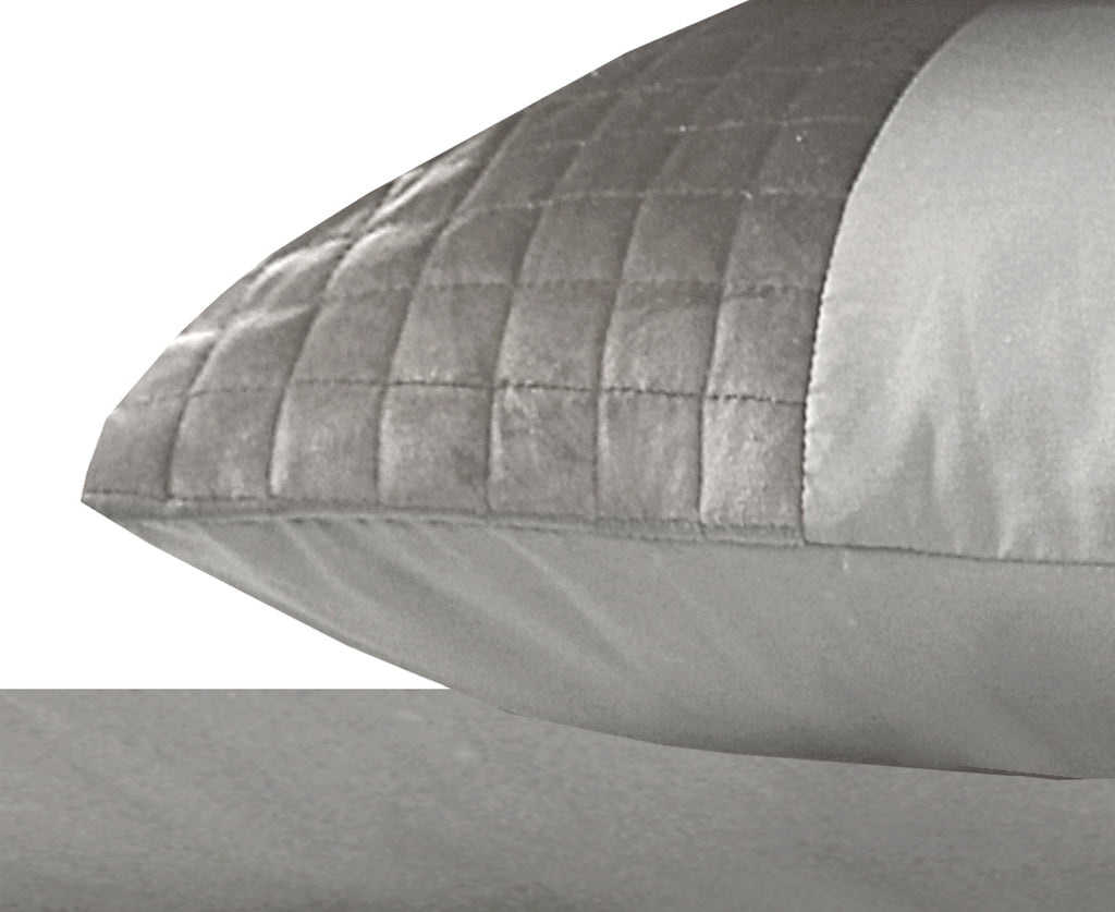 Velvet Band Sand/Grijs 2pack slopen 60 x 70