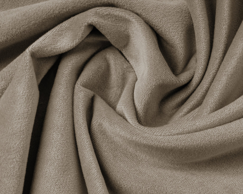 Velvet 2 in 1 kussenslopen Taupe/Grijs 60 x 70