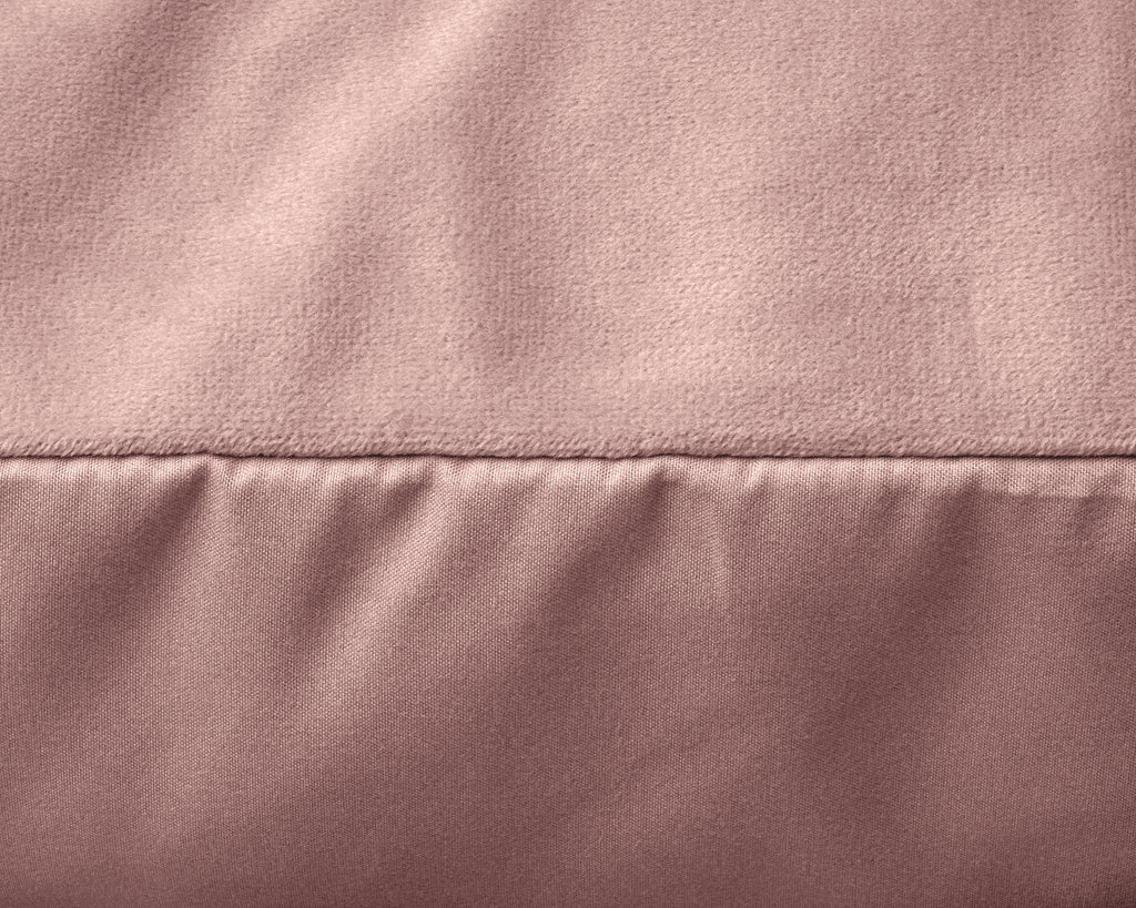 Velvet 2 in 1 kussenslopen Oud Roze 60 x 70