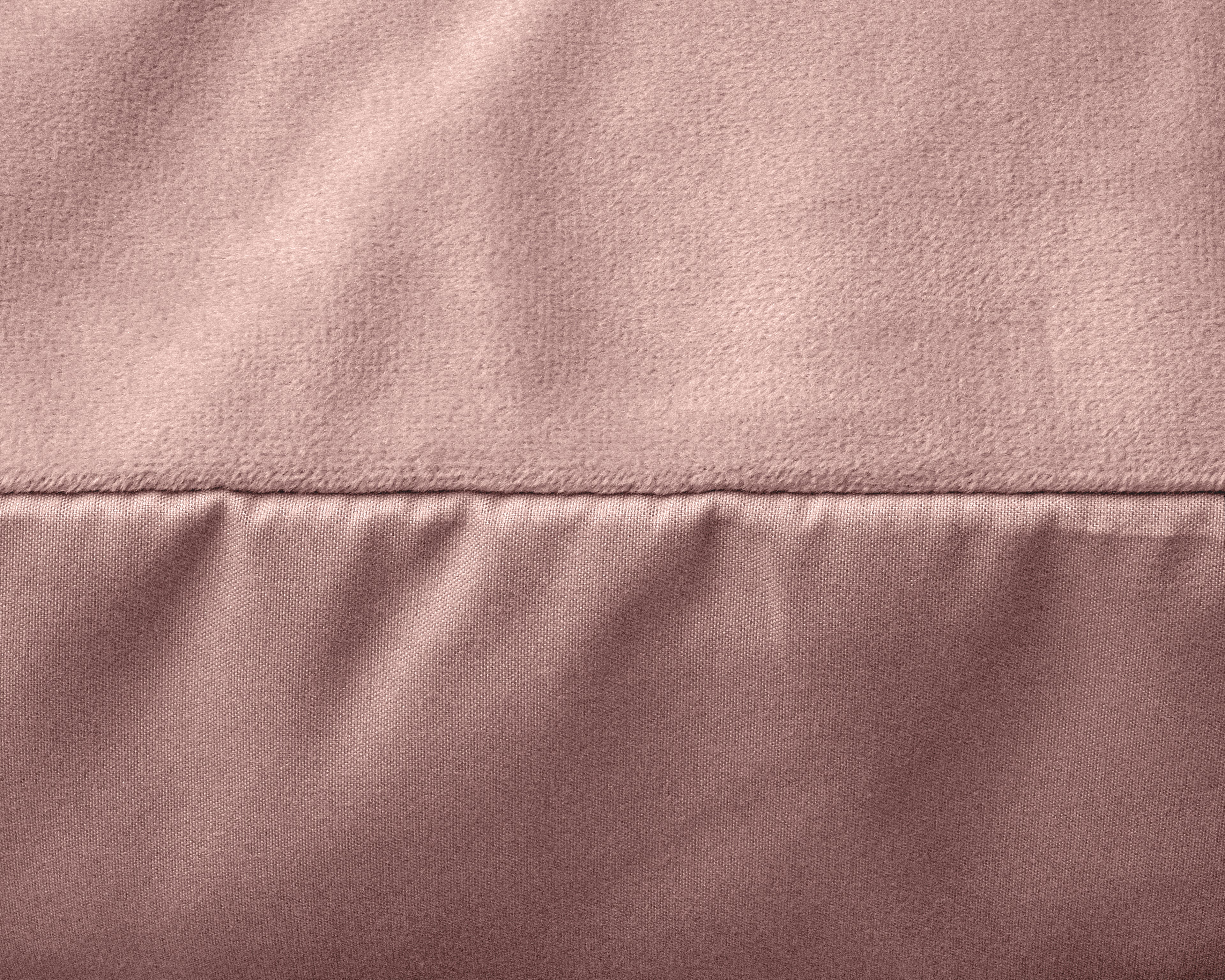 Velvet 2 in 1 kussenslopen Oud Roze 60 x 70