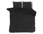 Rib Teddy Zwart