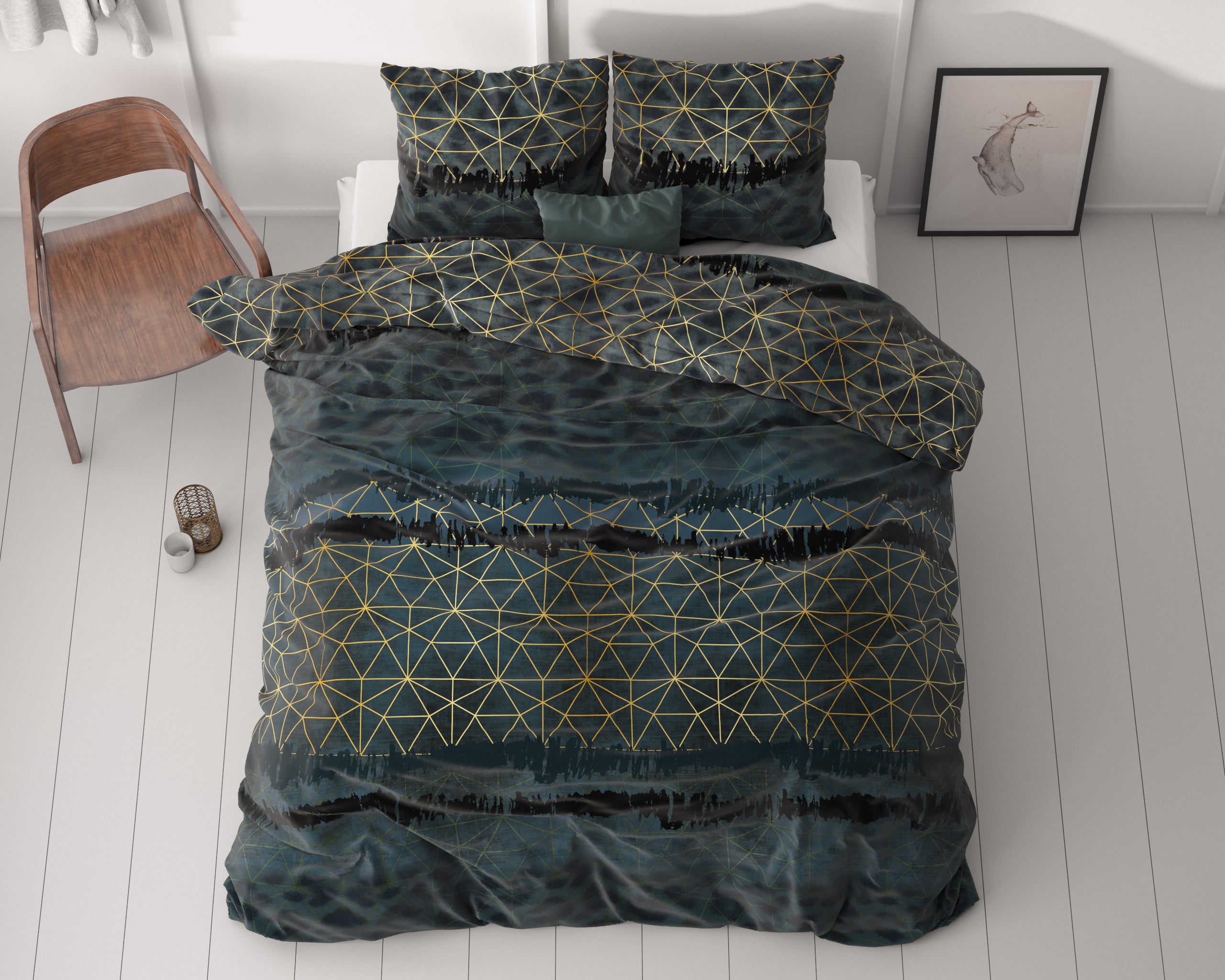 Leopard Deco Donker Groen