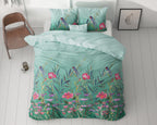 Flower & Birds Turquoise