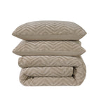Chevron Teddy Taupe