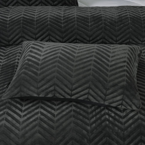 Chevron Teddy Antraciet
