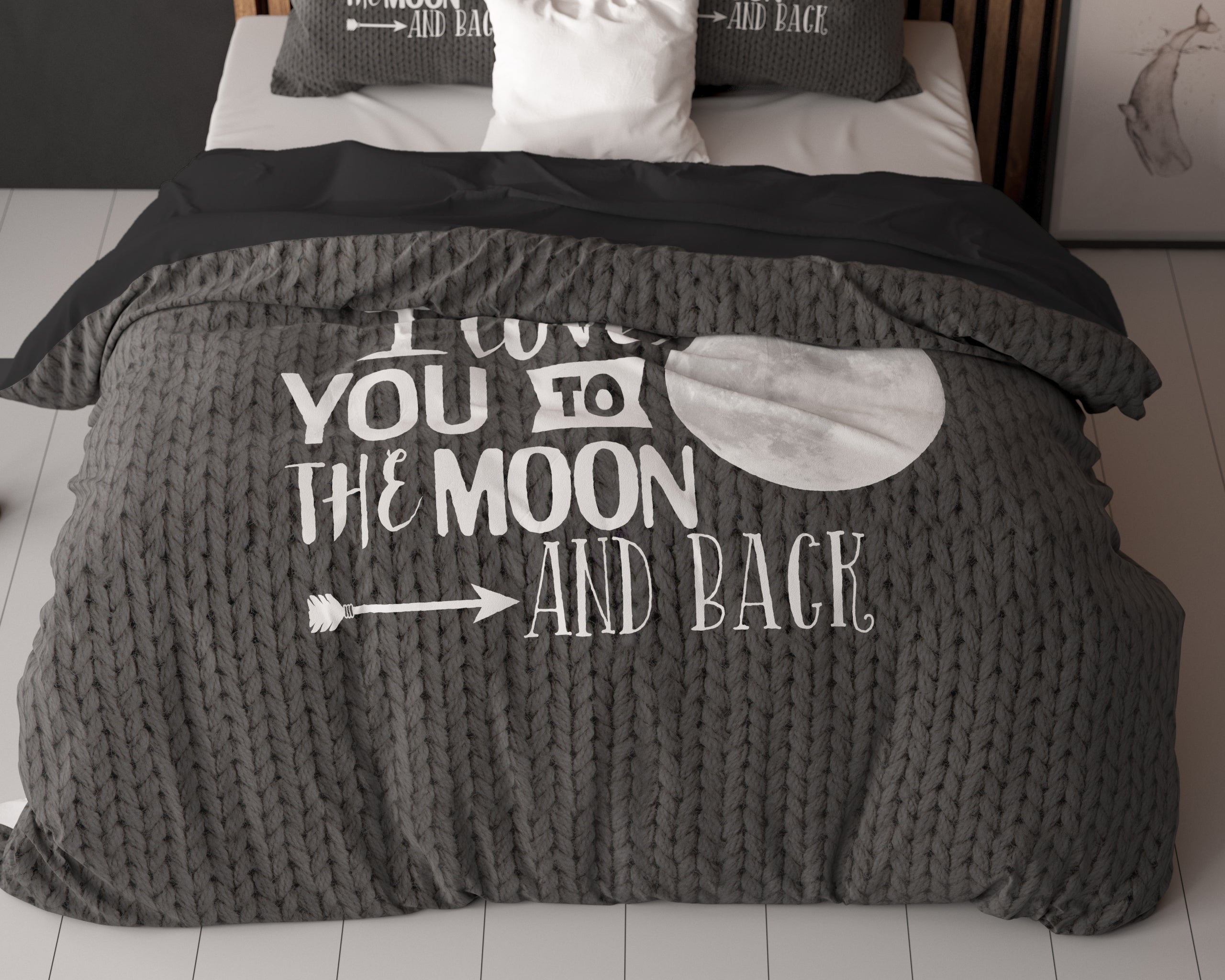Moon and Back Antraciet