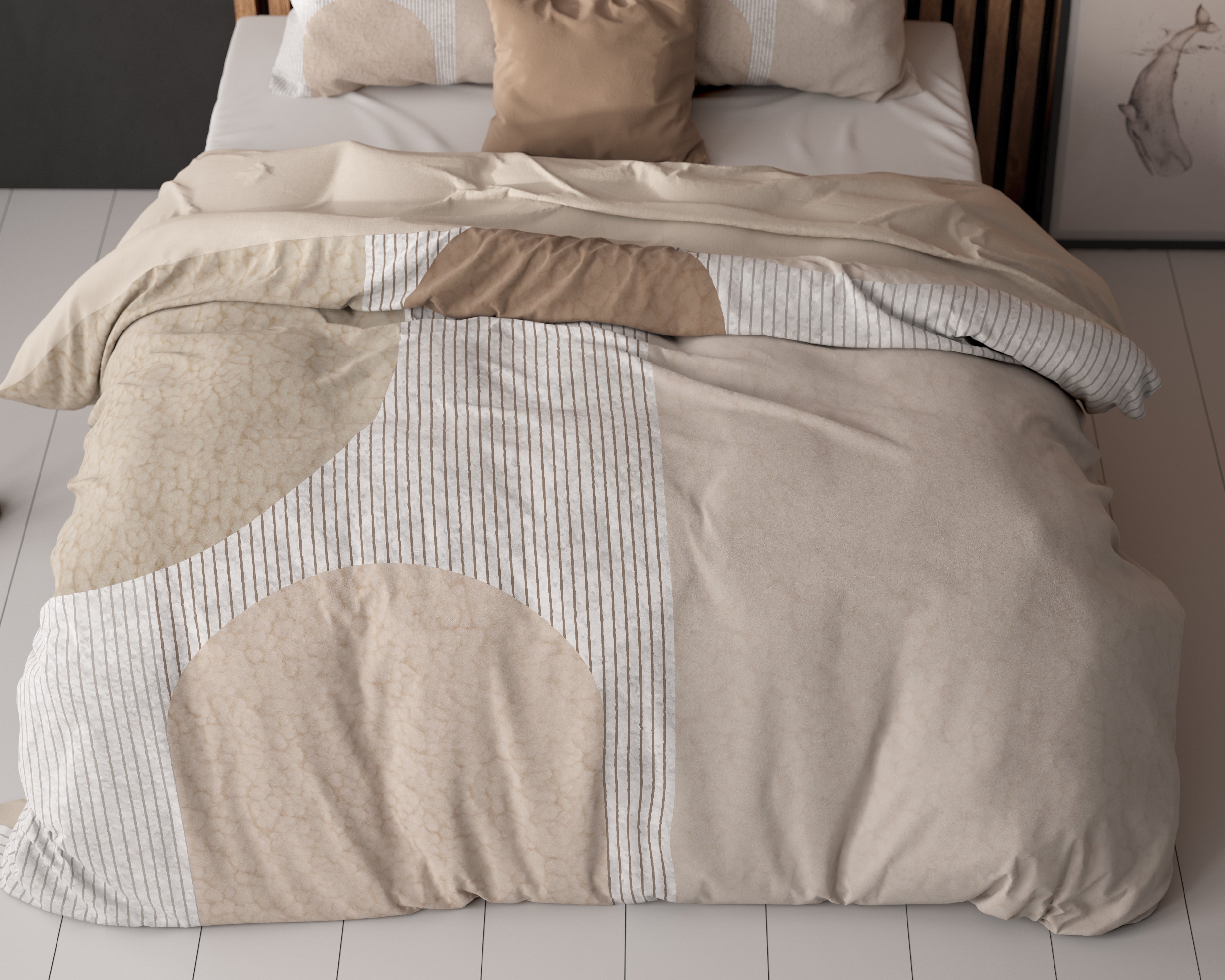 Teddy Print Crème